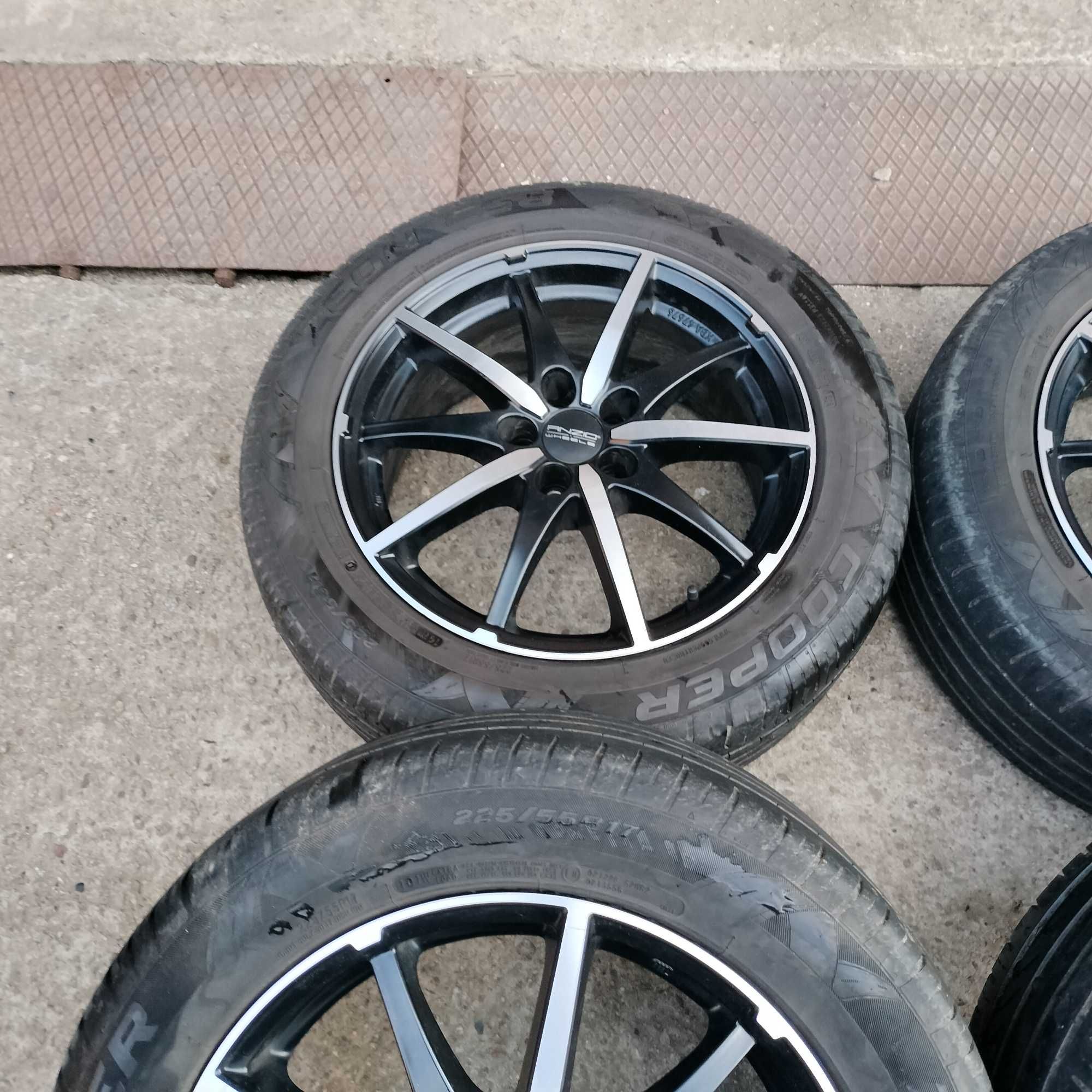 koła ANZIO 17 CALI 5X100 Audi VW Subaru 225/55 r17 LATO