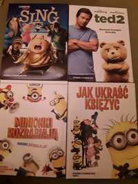 Filmy DVD Sing Alwin i wiewiórki Pingwiny z Madagaskaru i inne