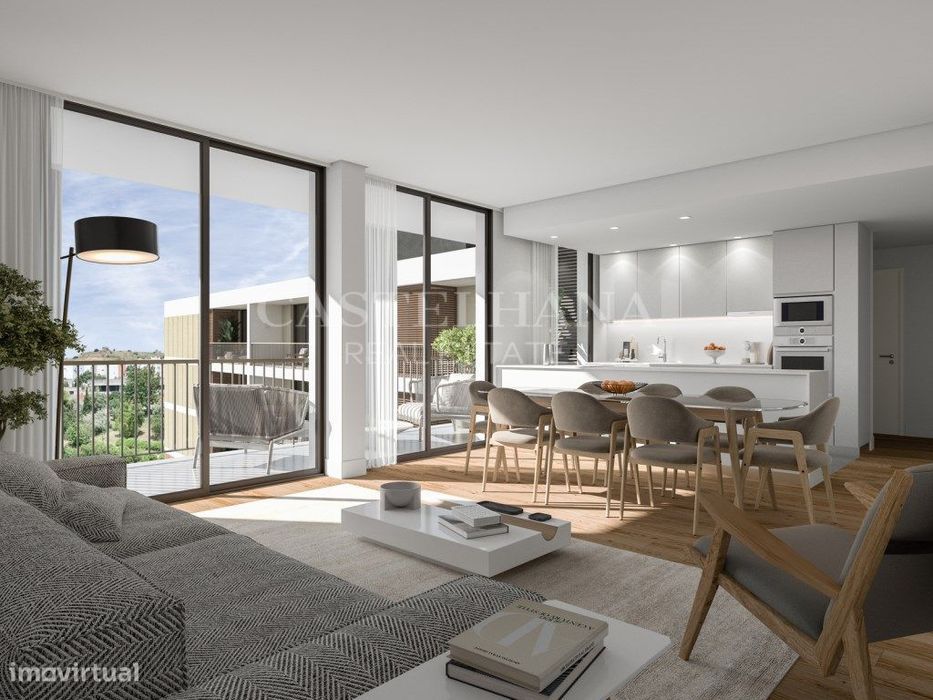 Apartamento T3 com varanda em novo empreendimento em Carnaxide