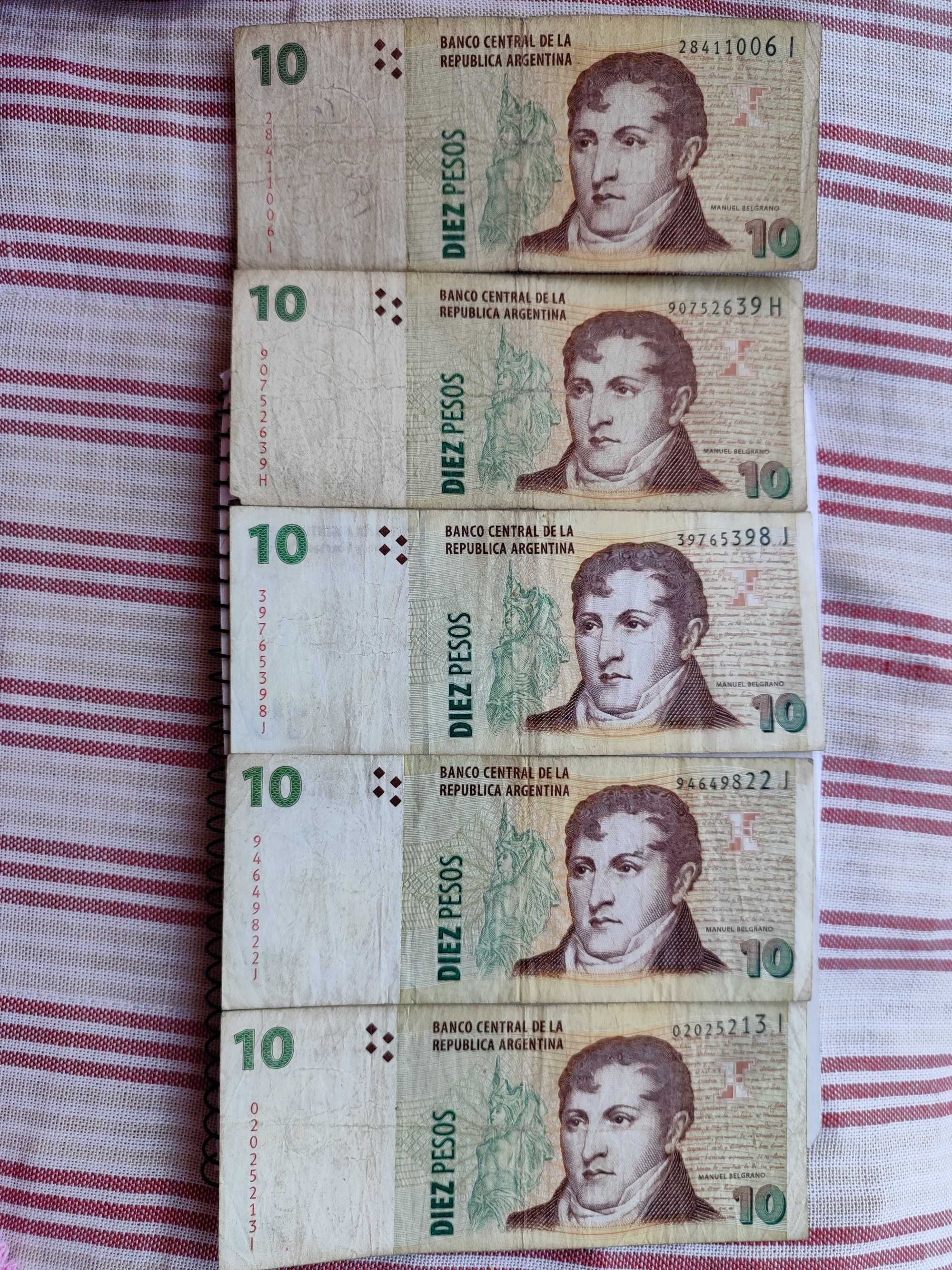 Lote de 15 notas para venda conjunta, os portes estão incluídos