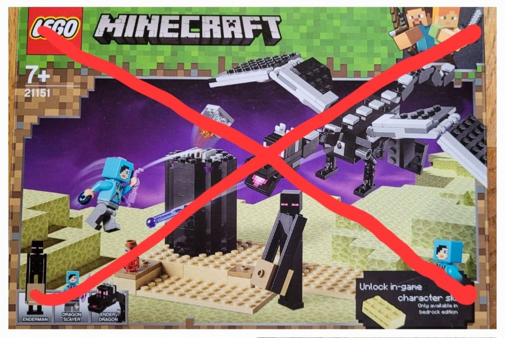 Lego Minecraft (21159,21158,21153,21165,21164)