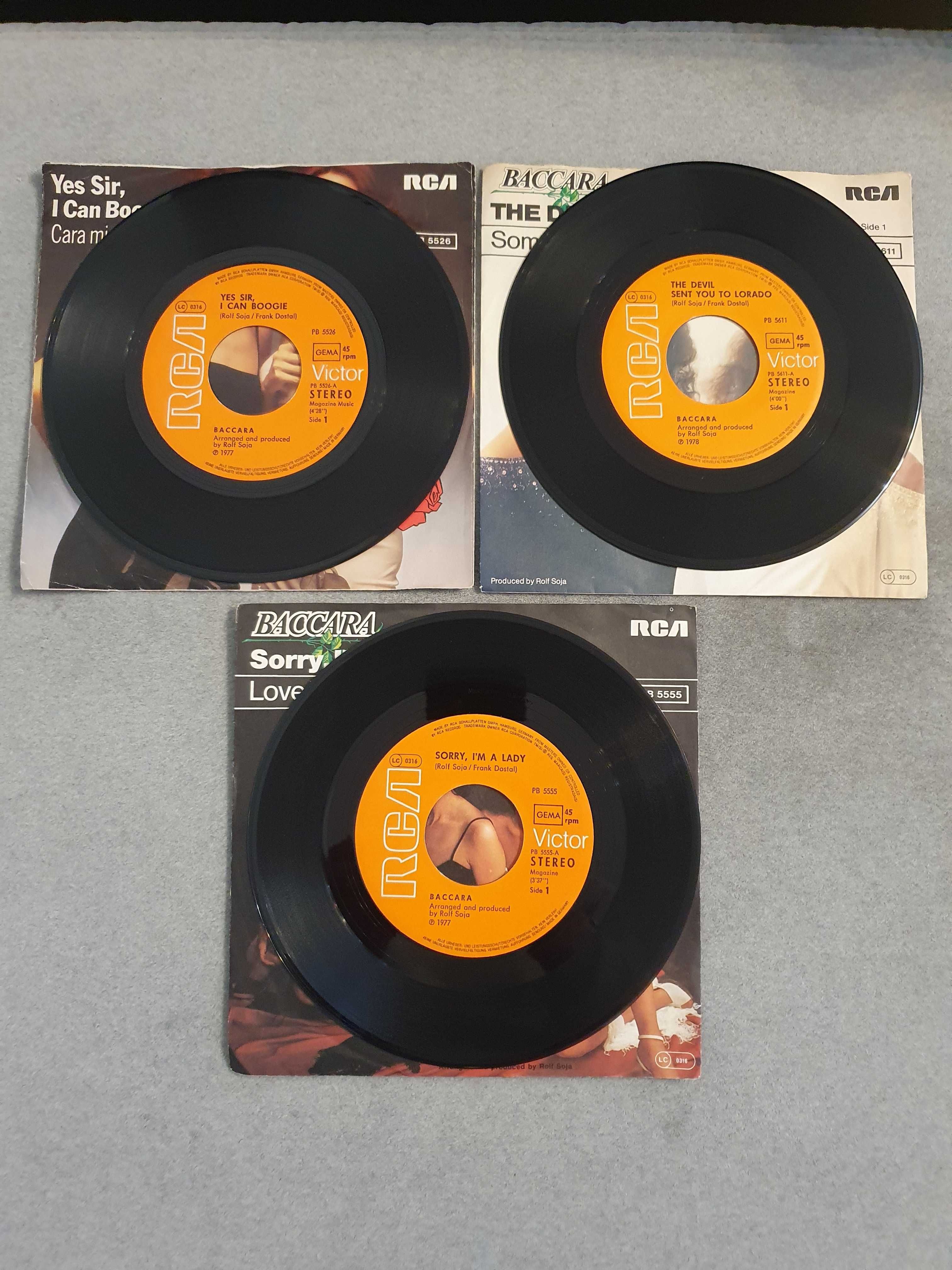 Baccara - Trzy Single 7""