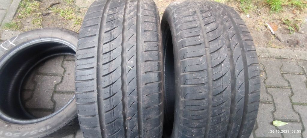 Komplet 4 letnich używanych opon Pirelli Cinturato P1 195/50 R15 82V