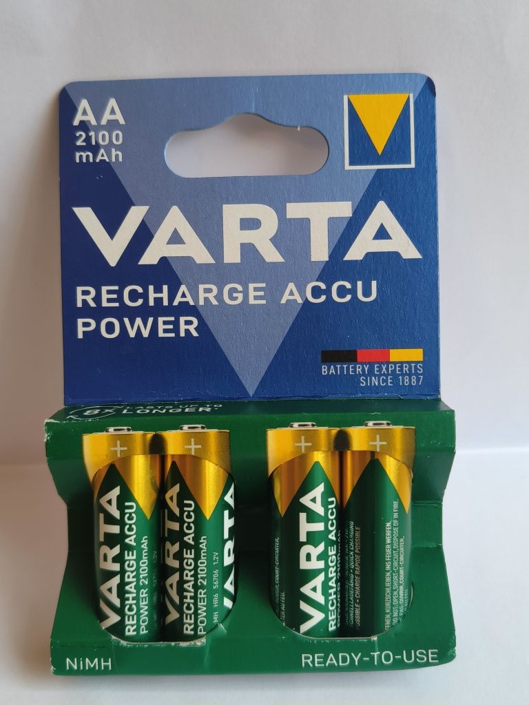 Varta aa 2100mah акамулятори 4шт оригінал 
Ціна вказана за 4шт
Можливи