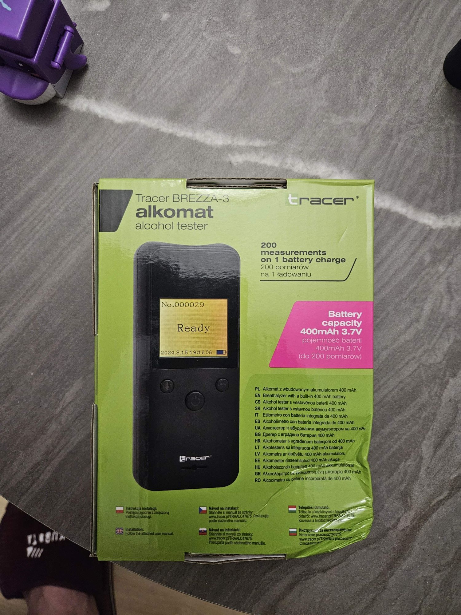 Alkomat Tracer Brezza-3