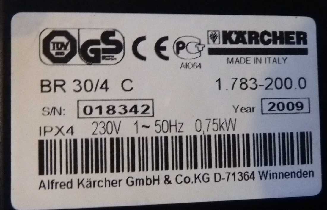 Szorowarka Karcher BR 30/4C