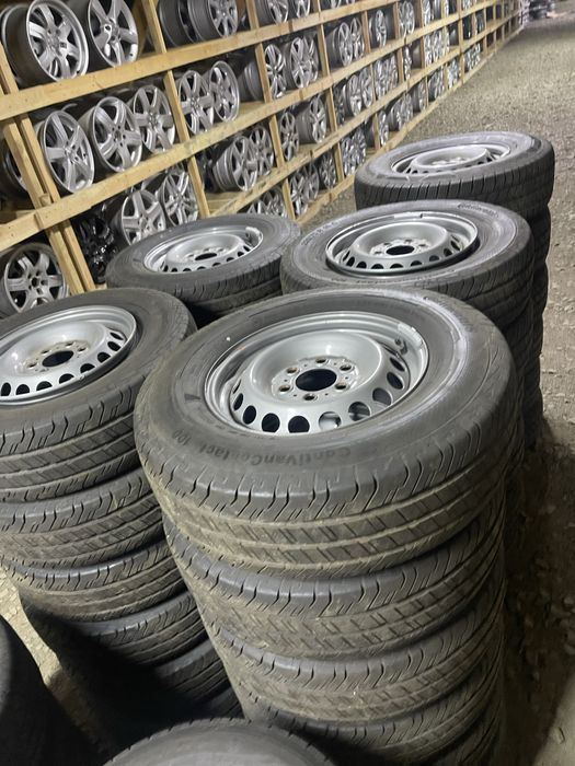 Диск + шина SPRINTER CRAFTER 6/130 + 225/75R16c Continental 121/120