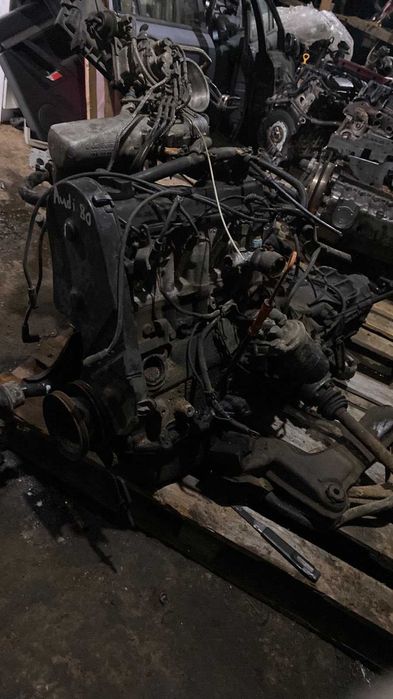 Двигатель Audi 80 B3 1.8 JN Двигун Ауді Б3 б4 бензин Мотор Кпп Разбор