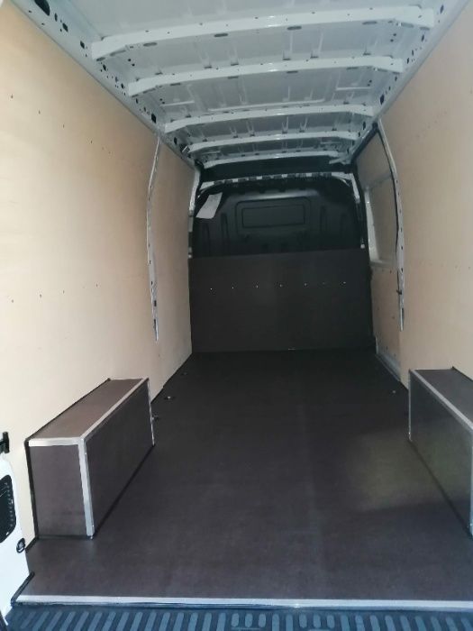 Opel Movano L3H2 Zabudowa podłogi, boków, drzwi ze sklejki