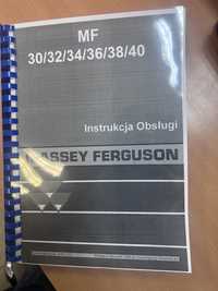 Instrukcja obslugi Massey Ferguson  30 32 MF 34 36 MF 38 40 PDF