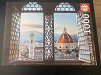 Puzzle Educa - 1000 Peças - Vistas de Florença - Como novo!