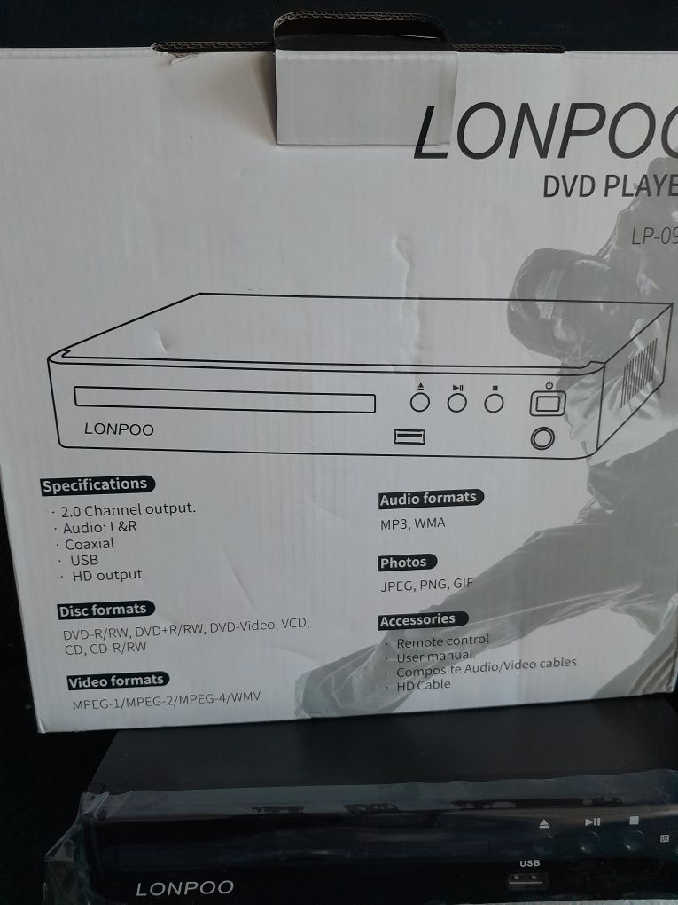 Odtwarzacz DVD HD z HDMI, wolne od regionu odtwarzacze DVD do Smart TV