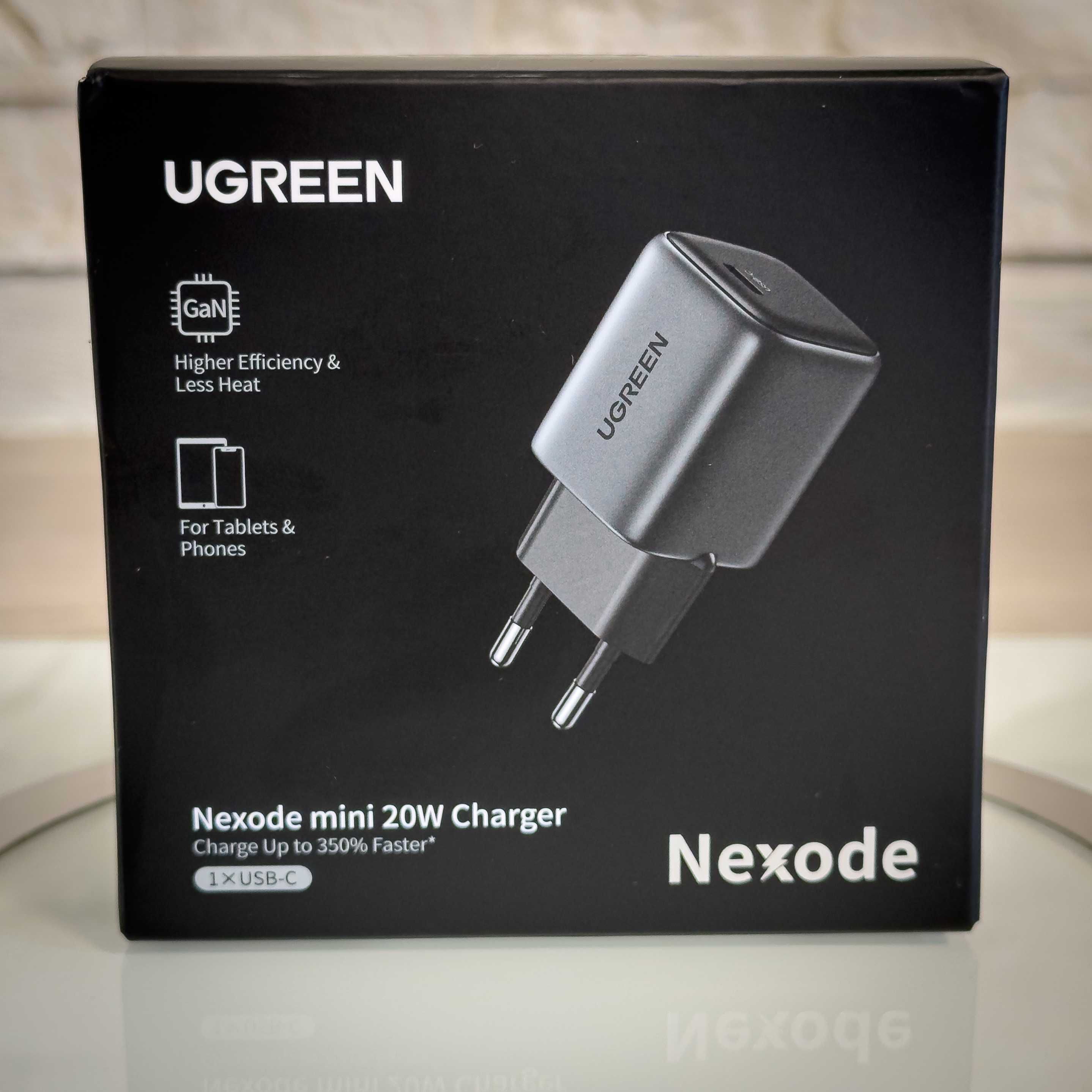 Блок питания UGREEN 20W GaN Nexode Mini оригинал.