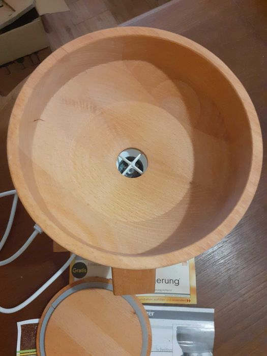 Moinho caseiro em faia para farinha