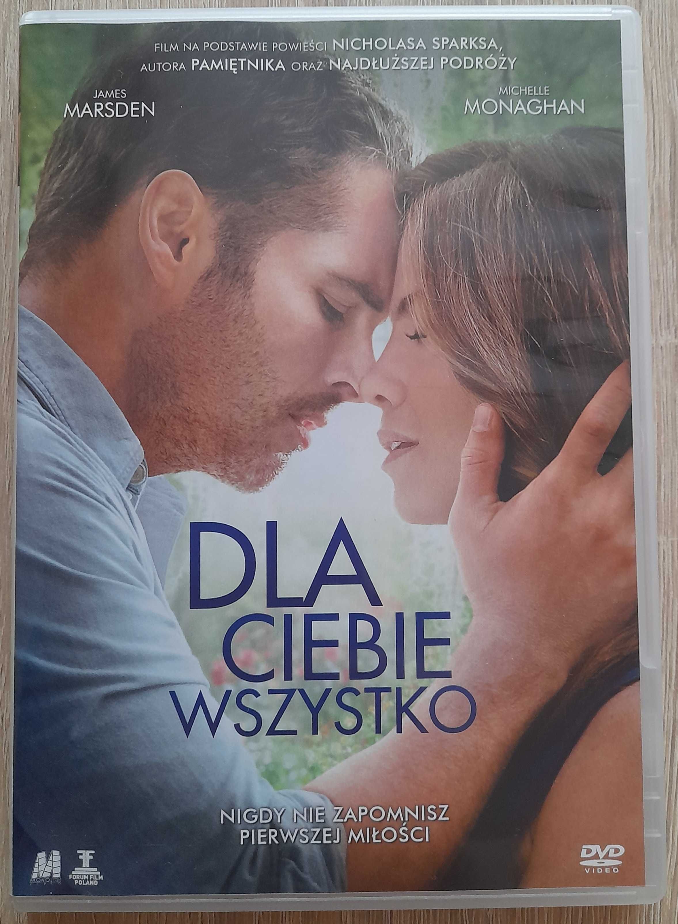 Film Dla Ciebie wszystko dvd unikat Nicholas Sparks