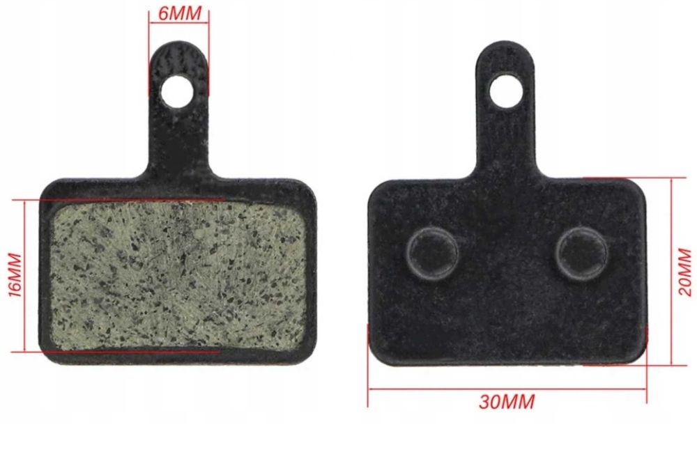 Klocki hamulcowe oryginalne zoom do Kukirin,Techlife X7S/X8S/ZERO 10X