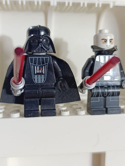 LEGO Darth Vader sw0123 + sw0636 miecz świetlny