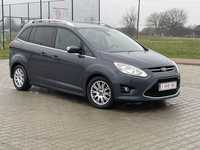 Ford Grand C-MAX 1.6D_102KM_240Tys.KM_Klima_GHIA_Relingi_Idealny_Opłacony z BELGII