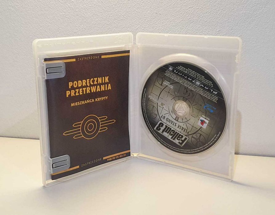 Gra FALLOUT 3 PS3 Polska Dystrybucja UNIKAT 3xPL Komplet
