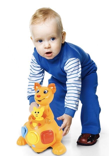 Музыкальная развивающая игрушка, сортер Wen Sheng Кенгуру