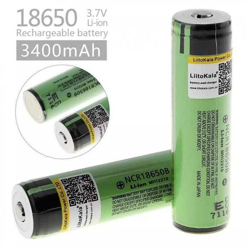 2023 Аккумулятор 18650 LiitoKala Lii 34B-JT 3400mAh NCR18650B 6A Вып+