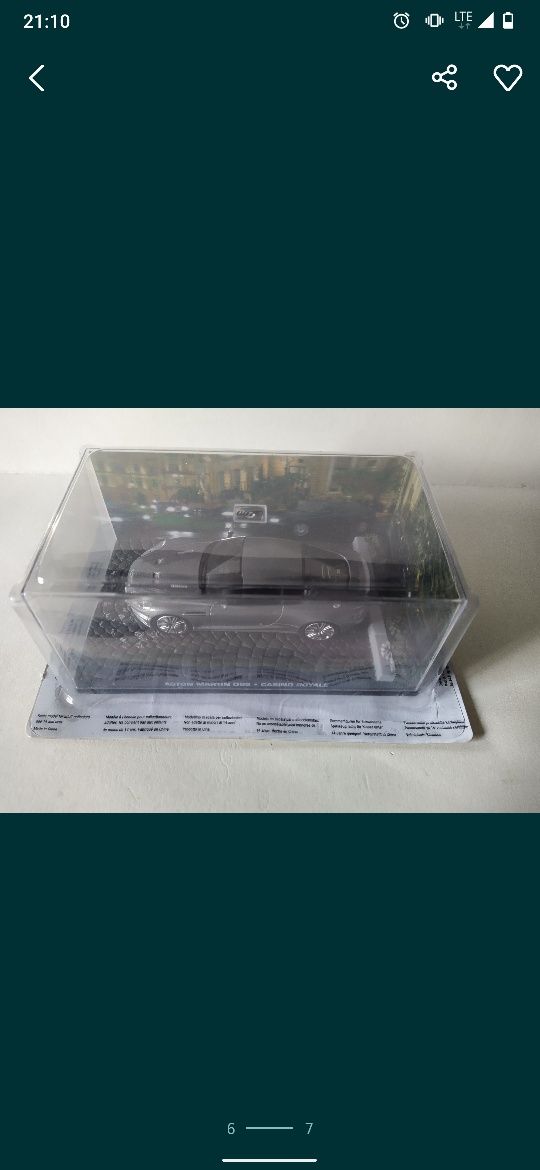 Aston Martin DBS James Bond collection Eaglemoss 1:43