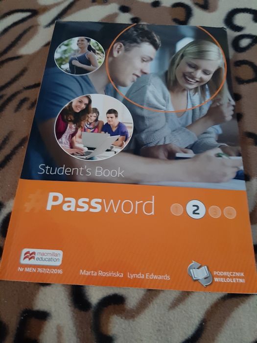 Książka do J.Angielskiego Student's Book Password klasa 2 z płytą