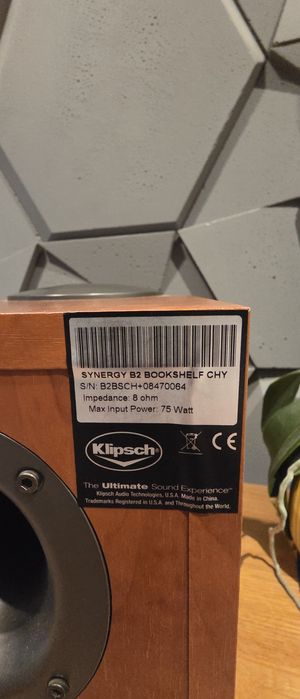 Kolumny podstawkowe głośniki surround Monitory Klipsch Synergy B2