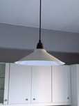 KOMPLET 3 szt LAMPA IKEA LYRA srebrny / do kuchni /przedpokoju / LOFT