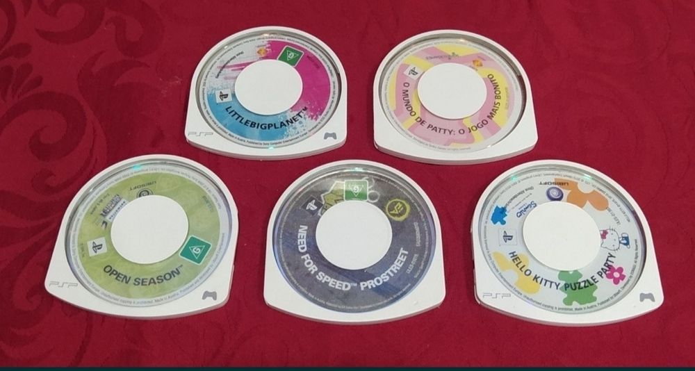 5 jogos PSP Portável