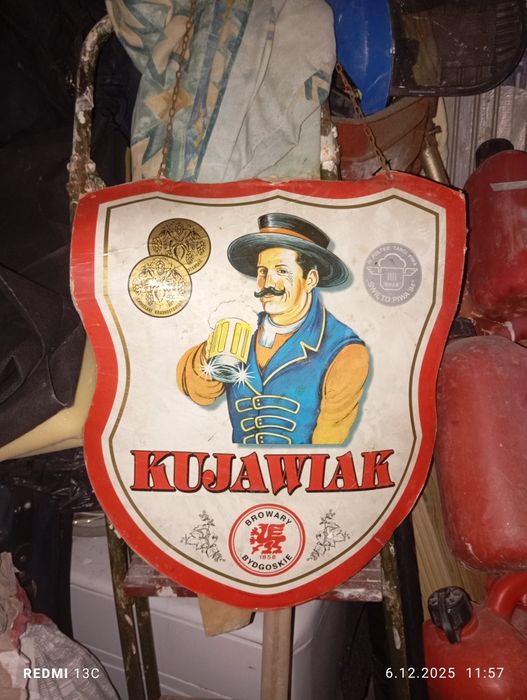 Kujawiak . Piwo . Baner reklamowy.