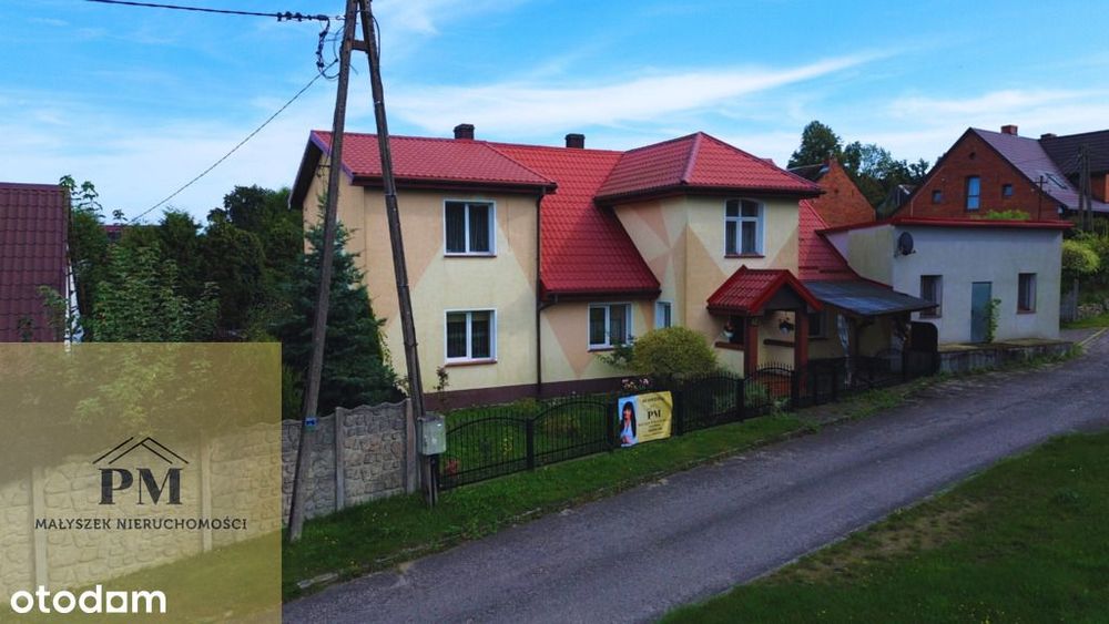 Dom, budynki gospodarcze i działki o pow. 6,17 ha