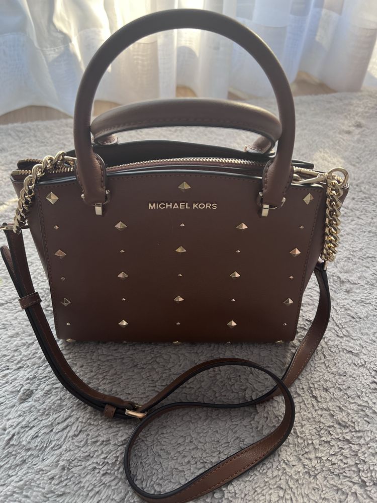 Torebka michael kors karmel beż brąz ellis