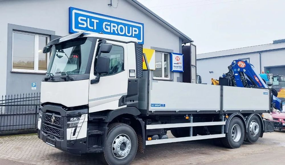 Renault C 440 6x2  Renault C440, 6x2, Budowlanka, HDS, PM 24024PX, Od ręki