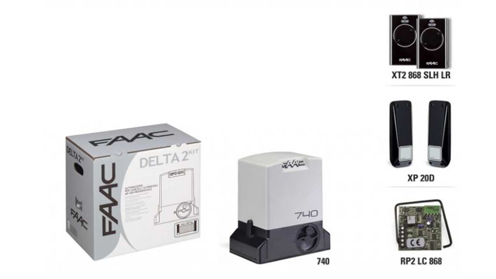 napęd do bram przesuwnych z montażem FAAC