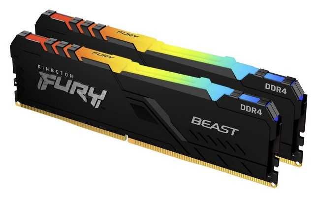 пам'ять DDR4 32GB Kit (2x16) 3600MHz Kingston FURY RGB. Trade-in