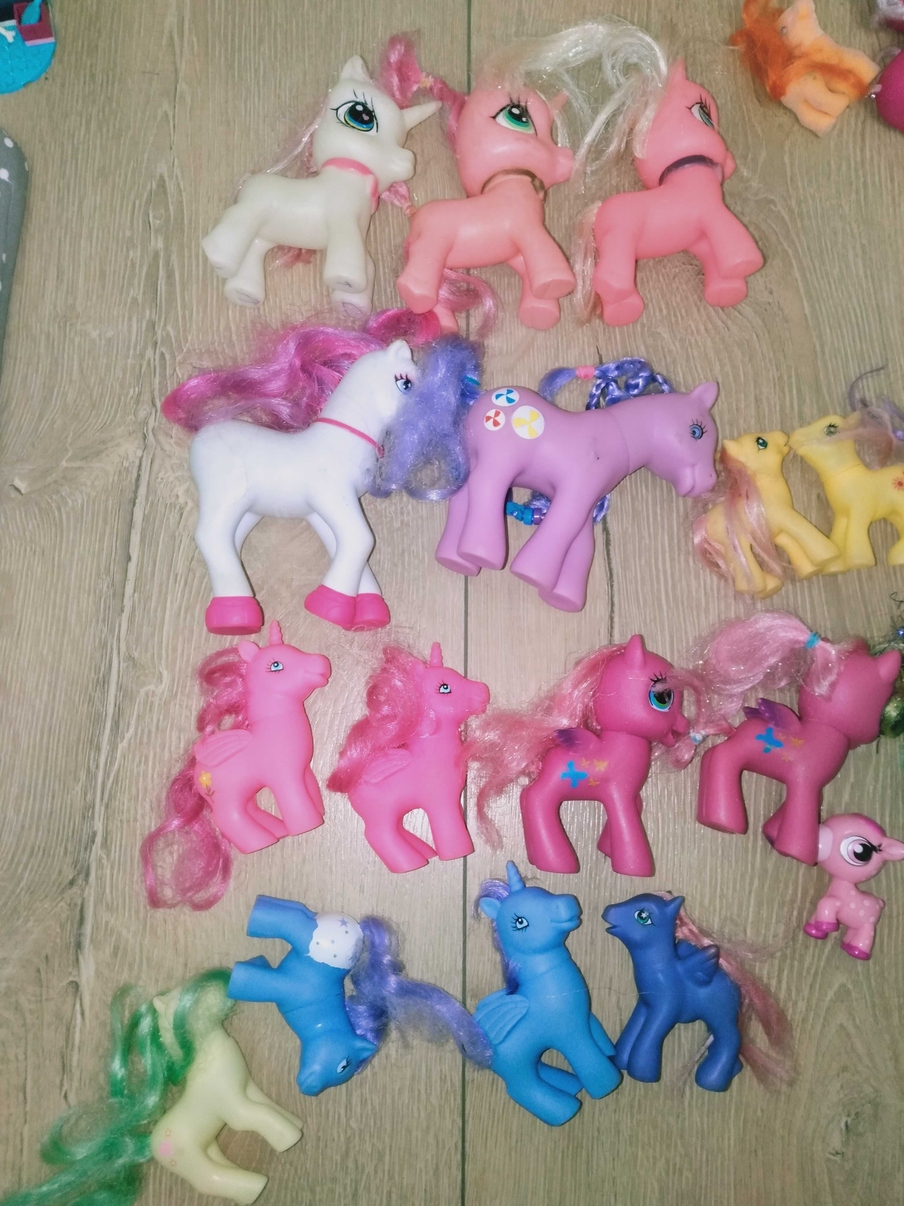 Koniki  My Little Pony do czesania Hasbro Mattel 57 szt + akcesoria