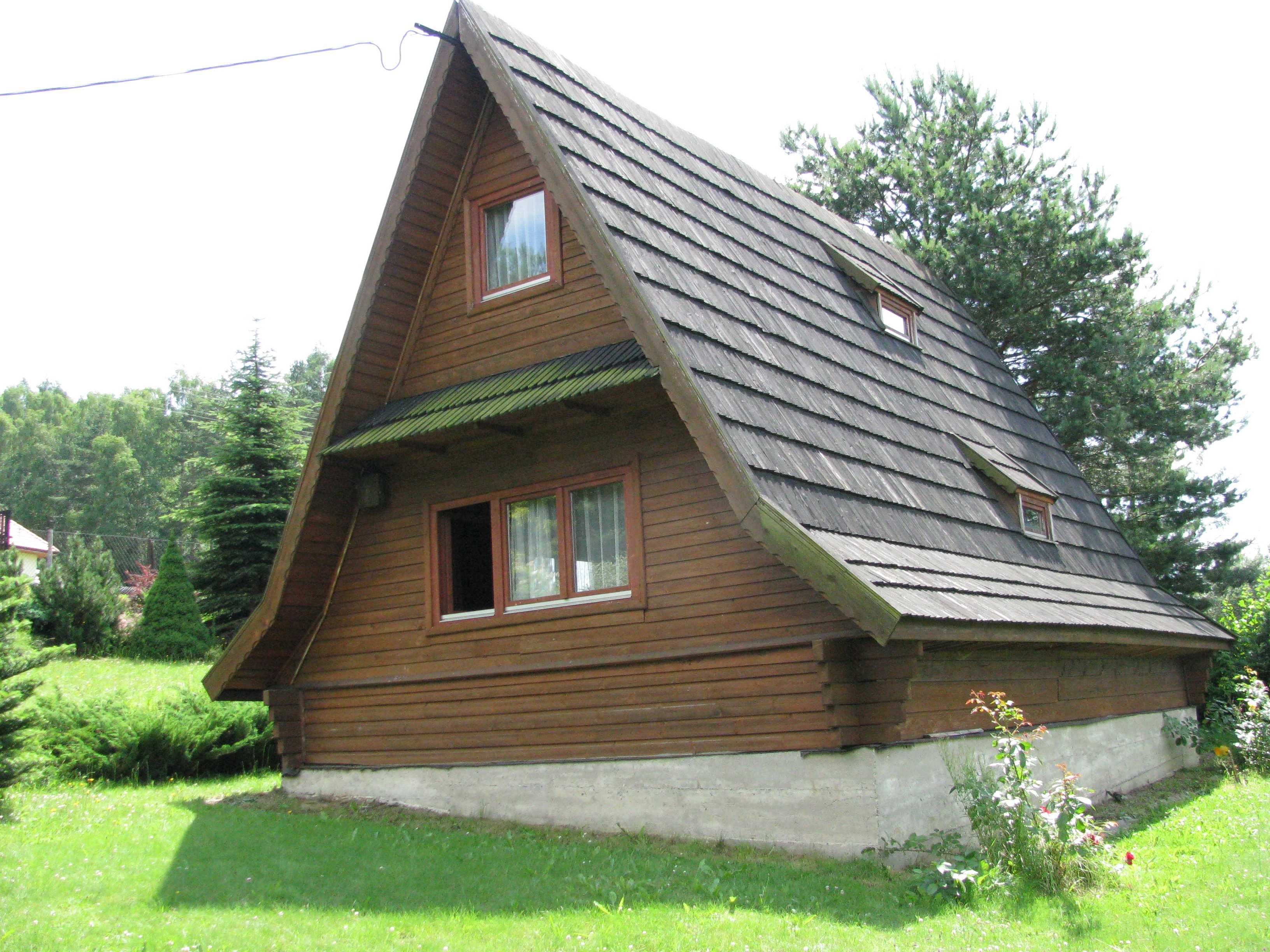 Pięknie położony dom letniskowy drewniany - Beskid Wyspowy