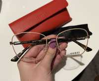 Oprawki okulary damskie Guess rose gold