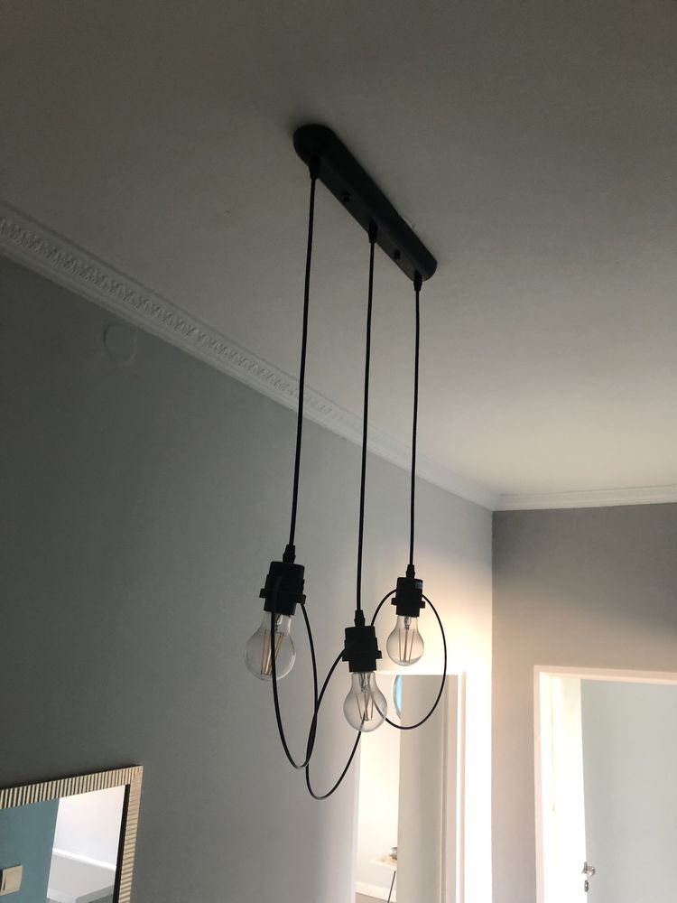 Lampa sufitowa, loft