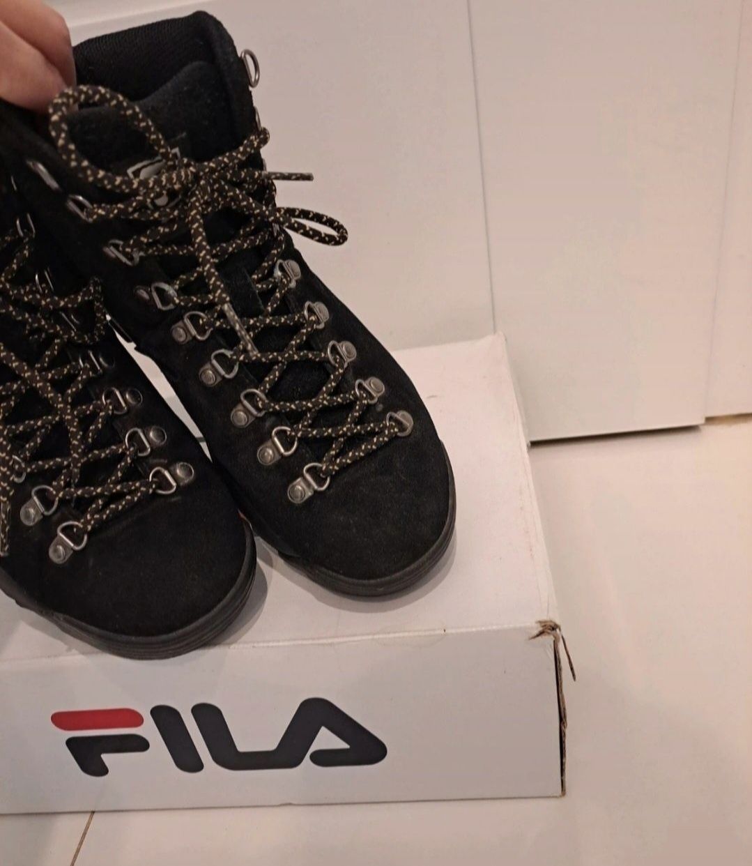 Trapery, buty zimowe damskie Fila