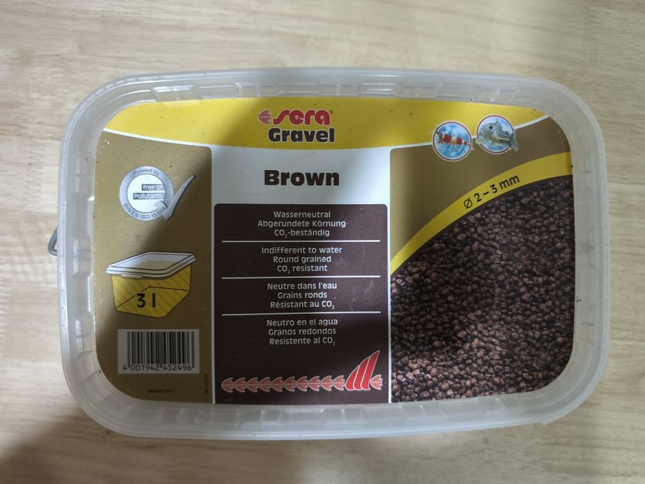Substrato Sera Gravel  Brown  3LT