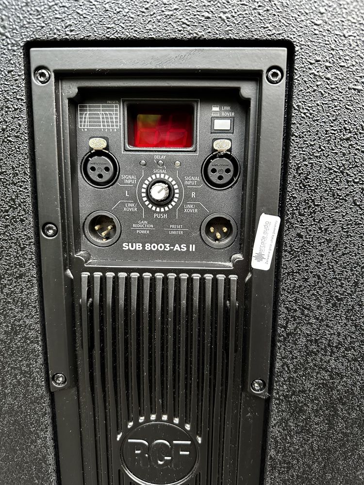 Aktywne głośniki RCF 4x ART 910-A i 2x SUB 8003-AS II idealny stan