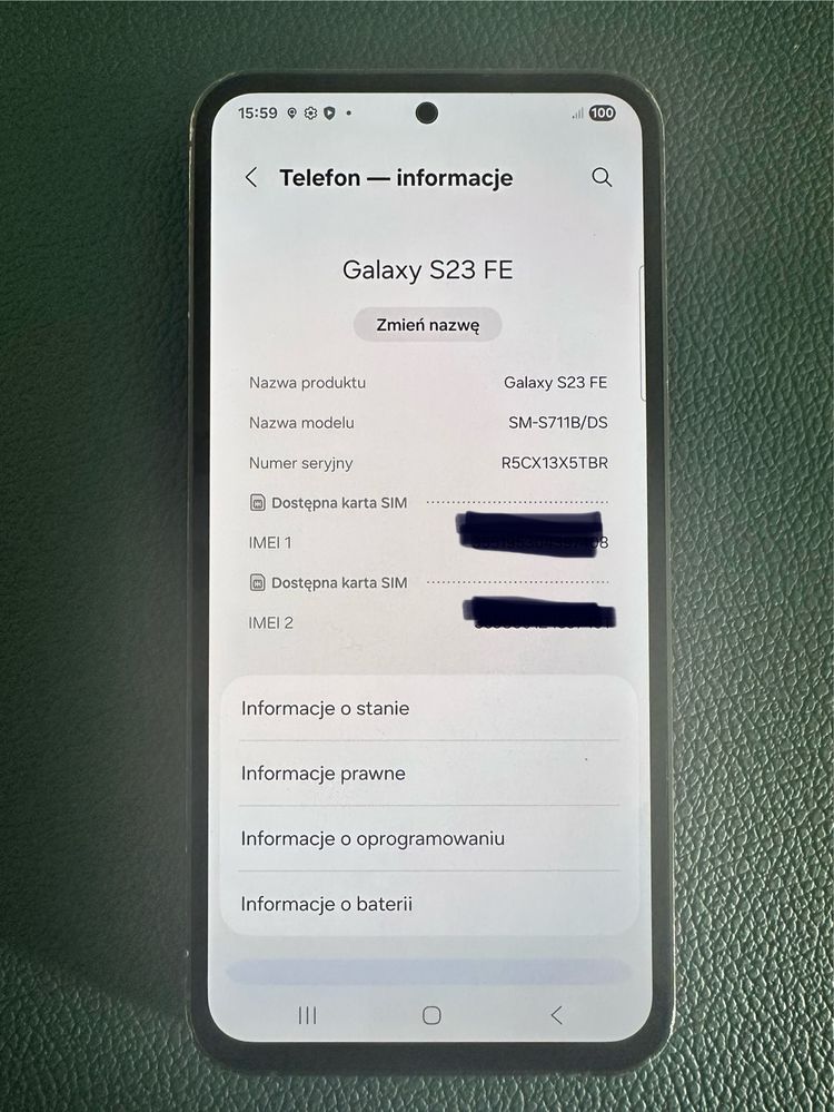 Samsung s23 fe 8/128 grey