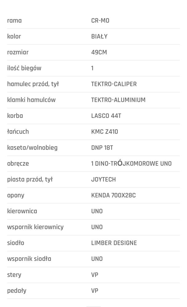 Rower limber vasto 1.0 można zrobić ostre koło