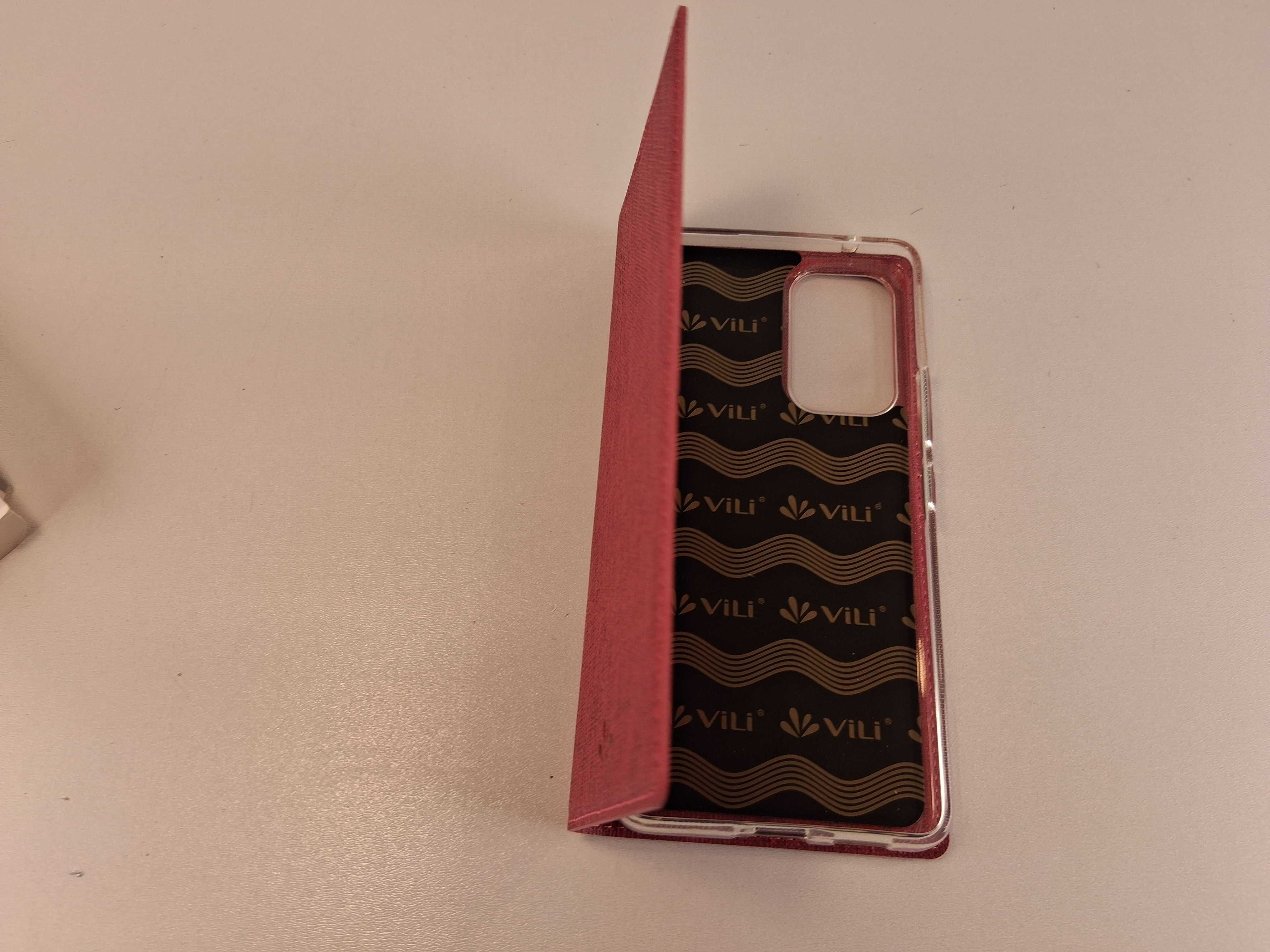 E114 Etui Książkowe VILI Galaxy A53 Czerwone Z Klapką