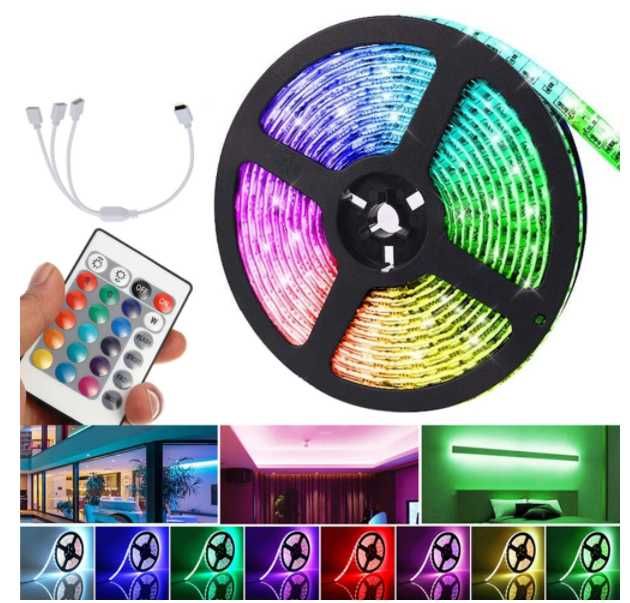 Fita LED RGB 3 Metros