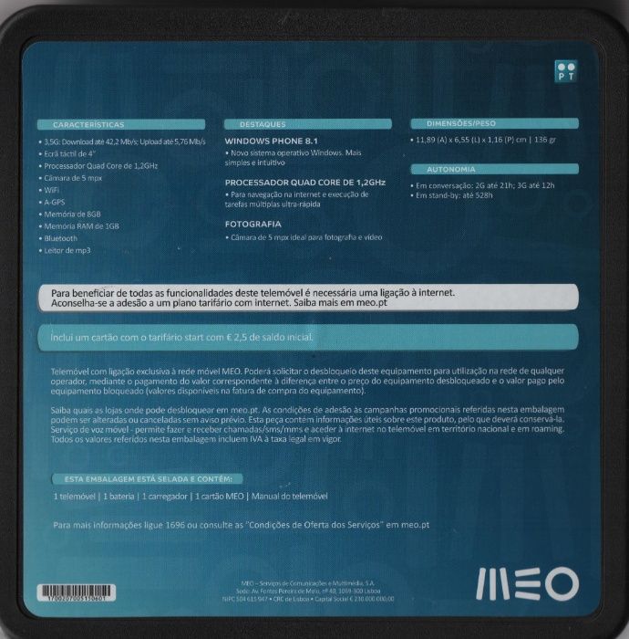 Lumia 532 Mobile Phone – New – Sealed64297554606210121