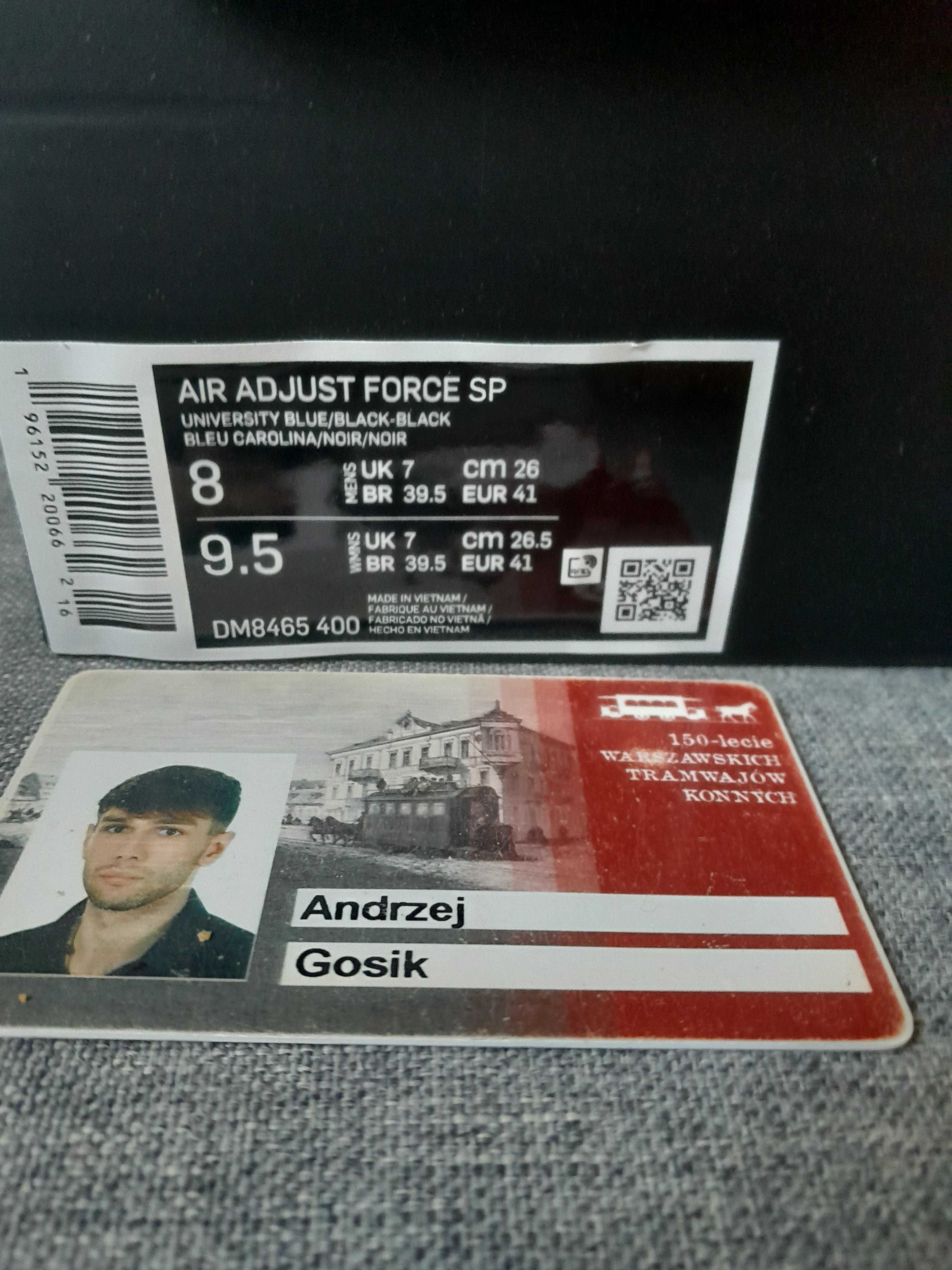 Nike Air Adjust Force x Ambush University Blue Habanero Red