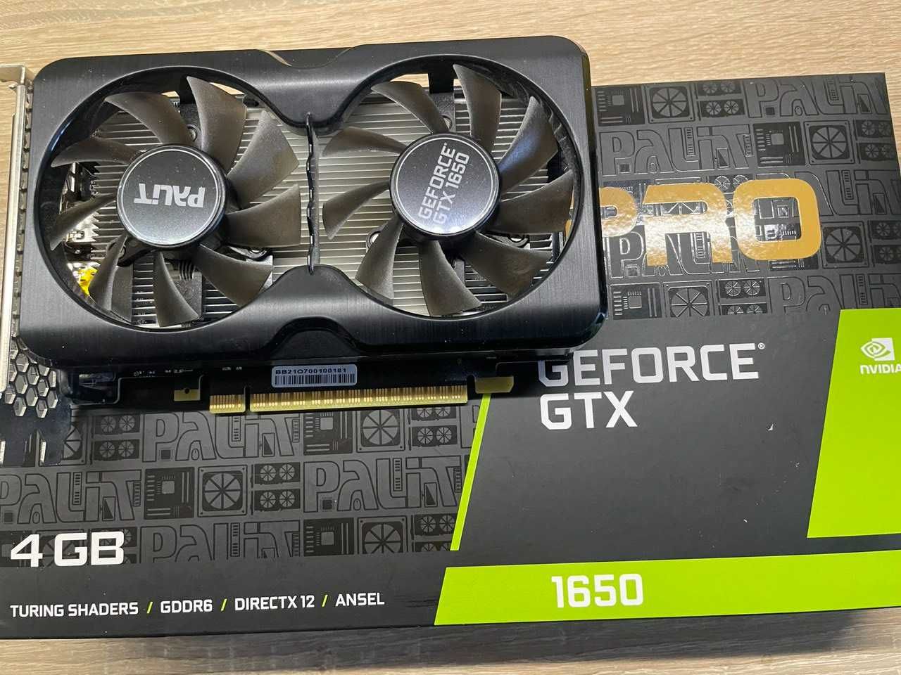 Geforce GTX 1650 D6 GP 4Gb GDDR6 128 bit Palit